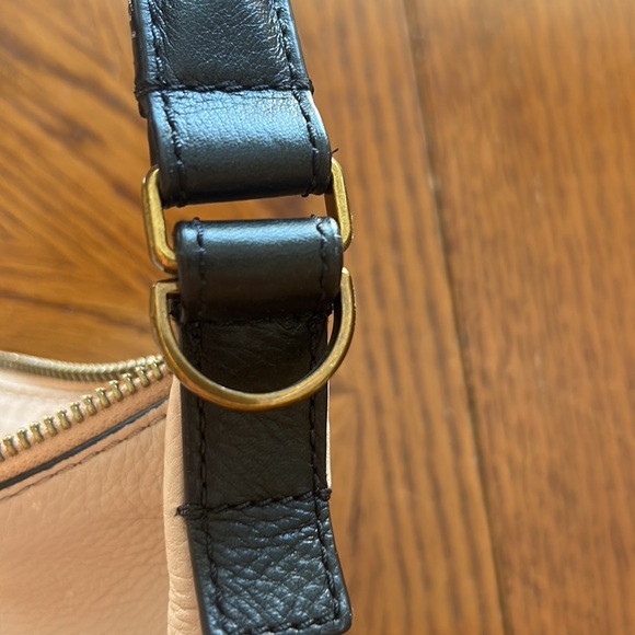 FOSSIL🍁LEATHER HOBO Shoulder Bag PURSE🤎ZB6459 Single Strap w/Pockets - Picture 6 of 13